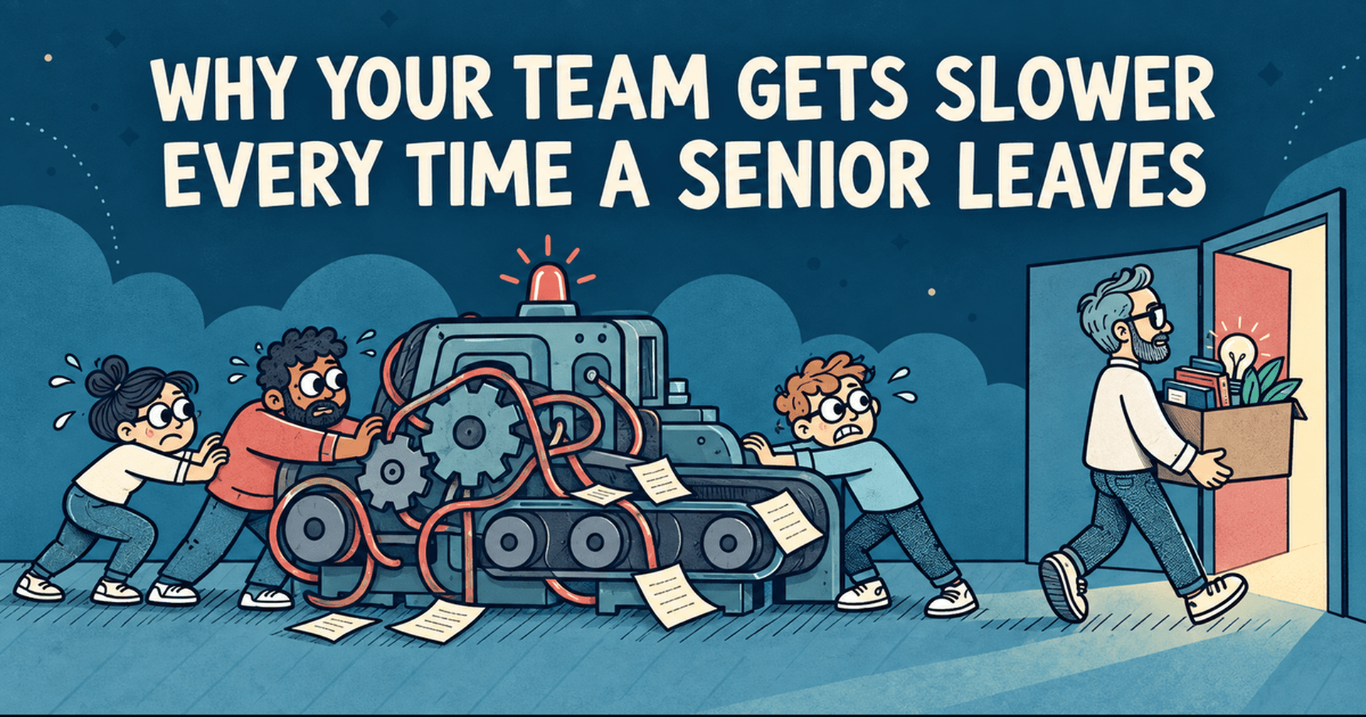 Why your team gets slower every time a senior leaves